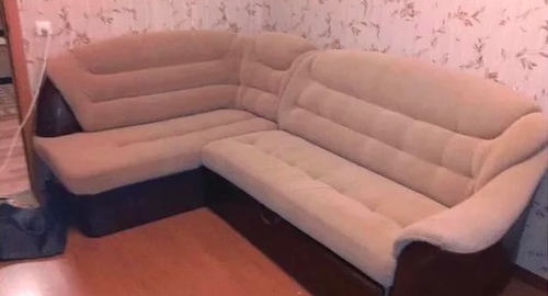 Перетяжка углового дивана. Нижнеудинск